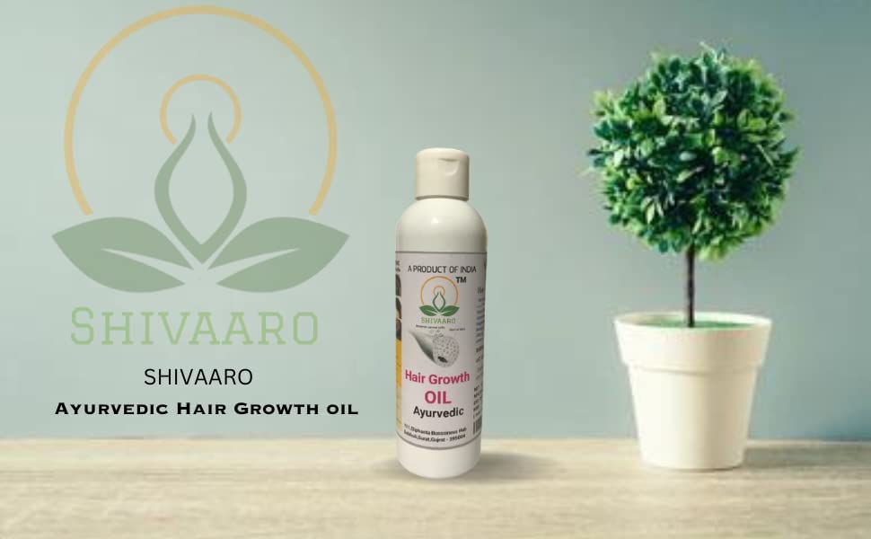 DYOMNIZY Ayurvedic Hair Oil - 100% Natural Hair Growth Oil for Thicker, Longer & Stronger Hair - Perfect for Daily Scalp Massage & Hair Care Routine