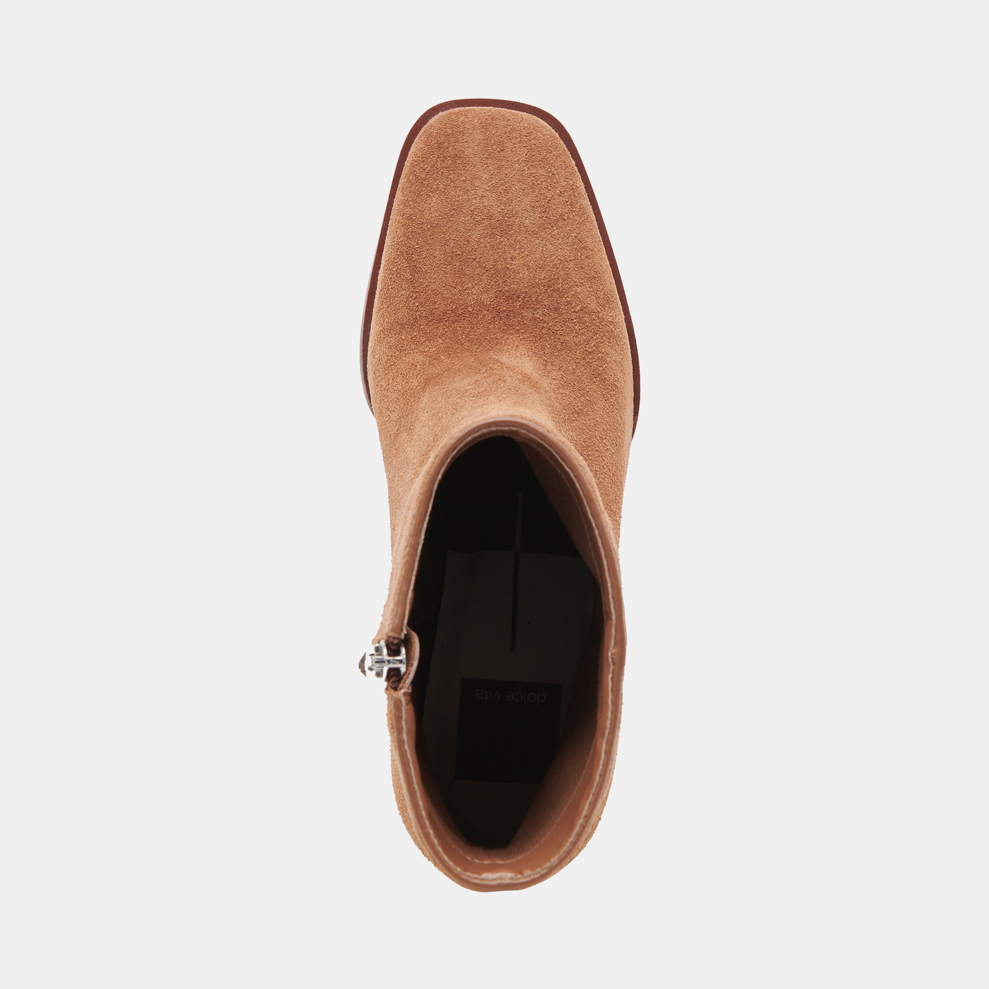 SUSANN Wide Booties Chestnut Suede - Comfortable Women's Ankle Boots for Fall & Winter Fashion | Casual Outfits, Office Wear & Date Nights