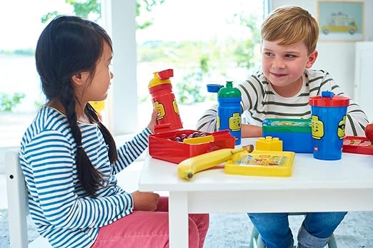 LEGO Lunch Set for Boys - Iconic Building Blocks Toy for Creative Play | Perfect for School, Home & Birthday Gifts
