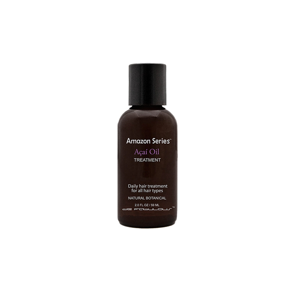 Organic Acai Oil Hair Treatment for Dry & Damaged Hair - Deep Conditioning, Frizz Control & Shine Boost - Perfect for Salon & Home Use