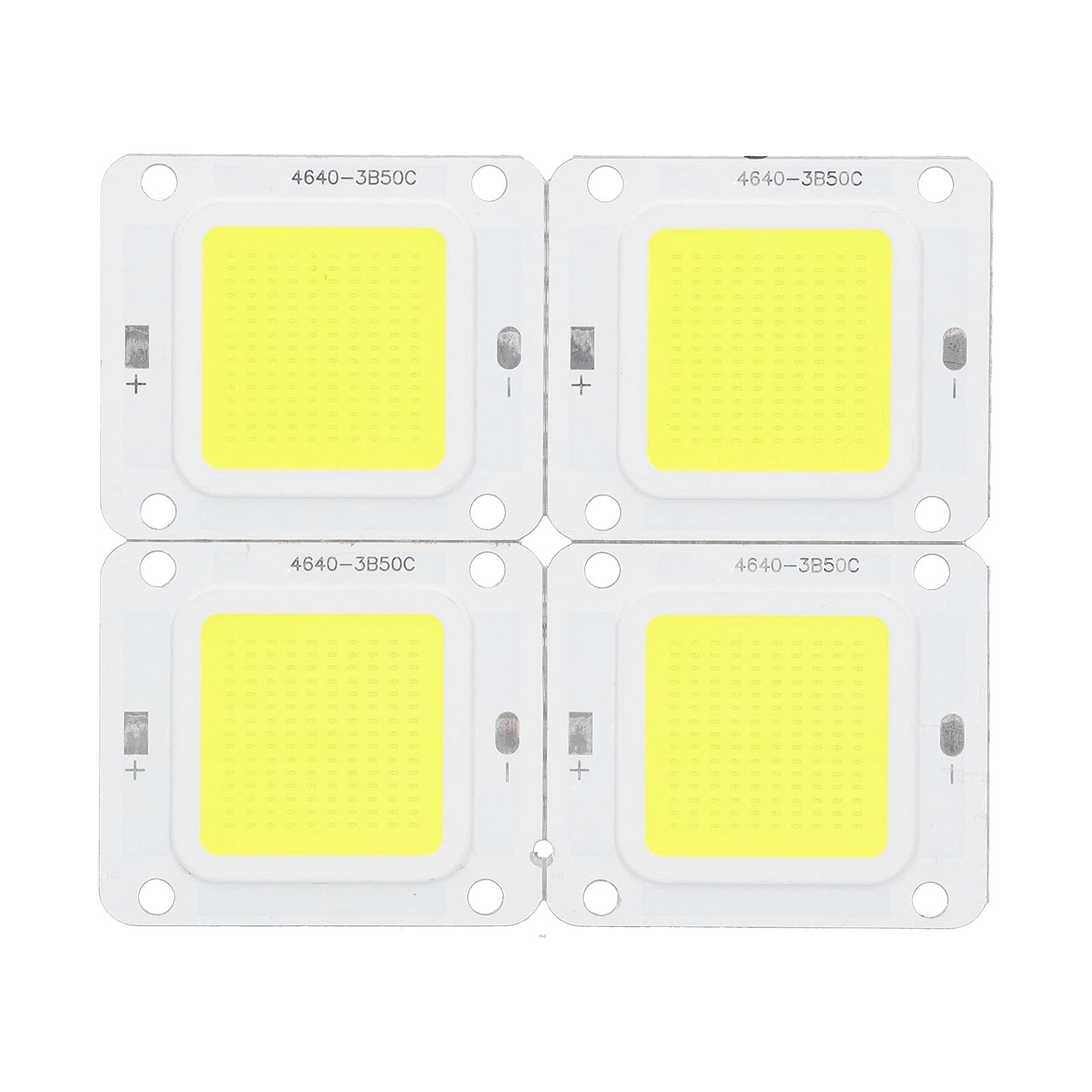 High Power LED COB Chip Light Emitter - Durable Soft Aluminum Pure White Light for Spotlights, Downlights, Ceiling Lamps - Ideal for Home, Office, Retail & Commercial Lighting - Perfect for Accent, Task, and Ambient Lighting Applications