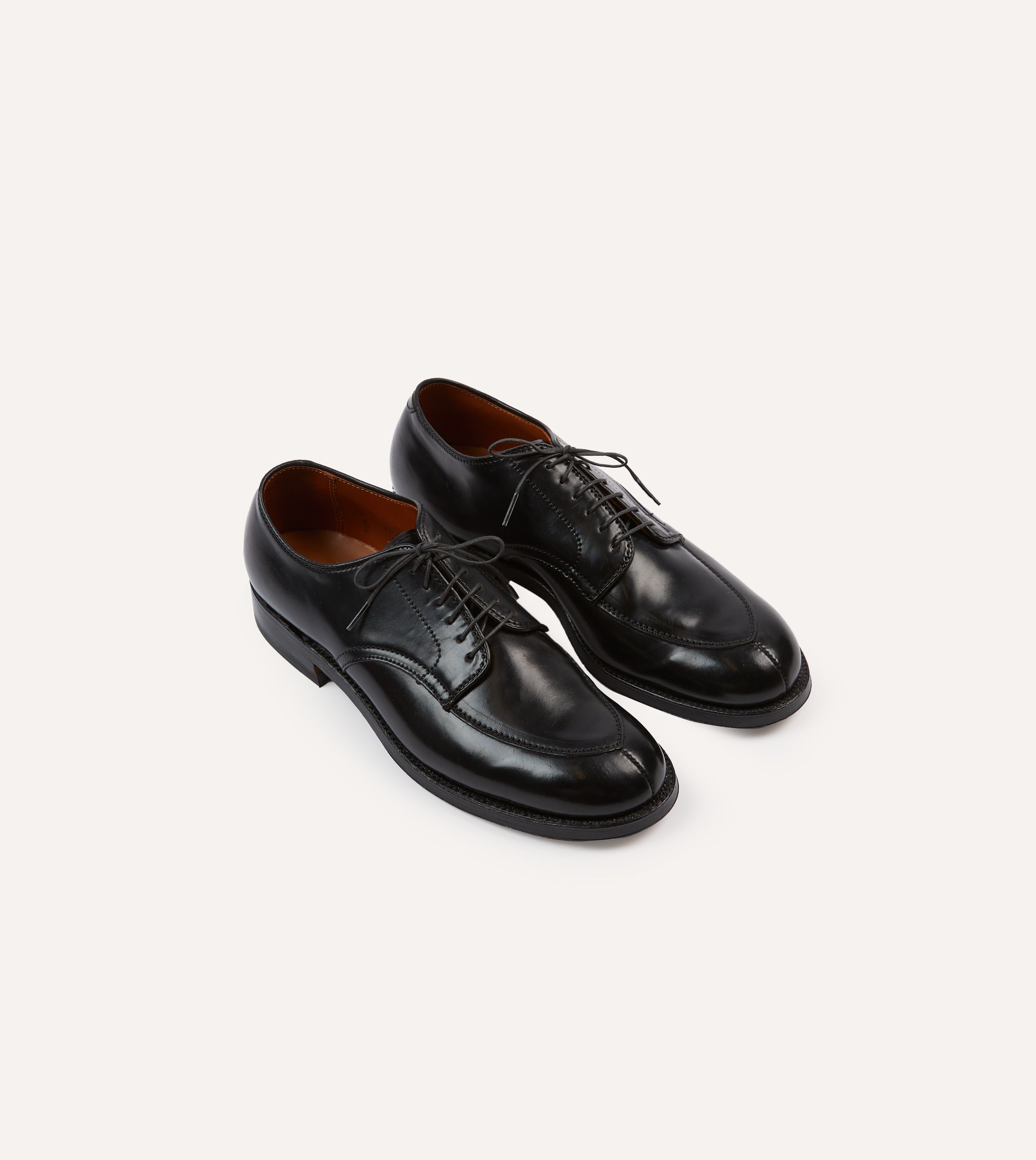 Alden Black Cordovan Algonquin Blucher - Premium Men's Dress Shoes for Business & Formal Occasions