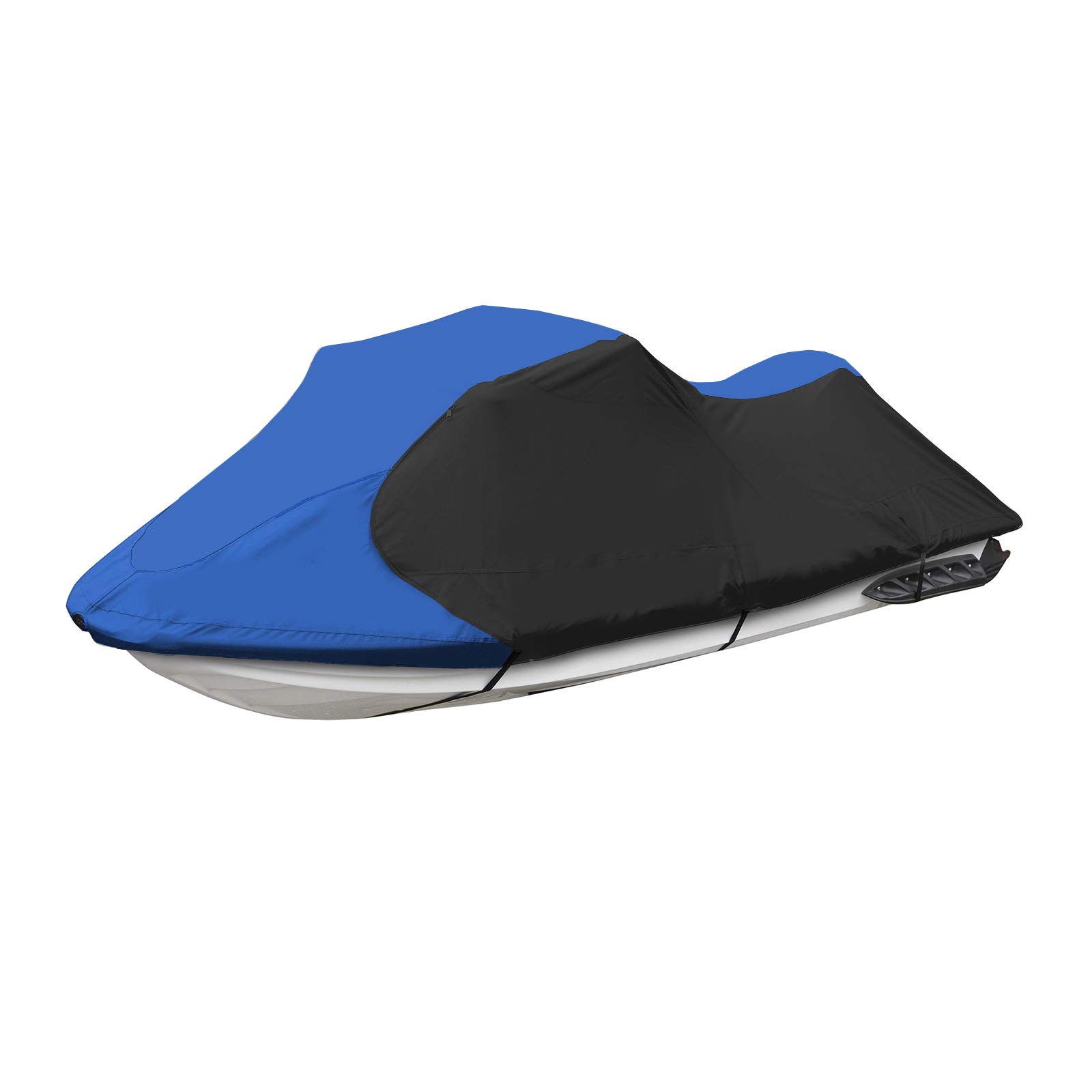 Waterproof 600D Heavy Duty Polyester Jet Ski Cover - Marine Grade Trailerable PWC Cover for 136