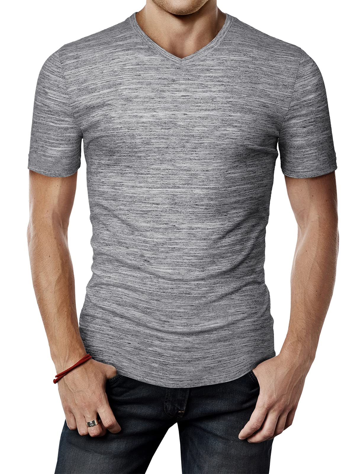 Men's Slim Fit Casual T-Shirt Short Sleeve Basic Tee - Comfortable & Stylish for Everyday Wear, Workout, and Outdoor Activities