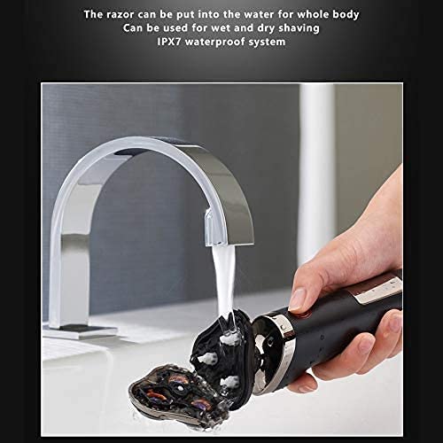 Premium Cordless Electric Razor for Men - 3-in-1 Wet/Dry Bald Head Shaver with LED Display & Rechargeable Battery | Perfect for Travel, Gym & Daily Grooming Routine