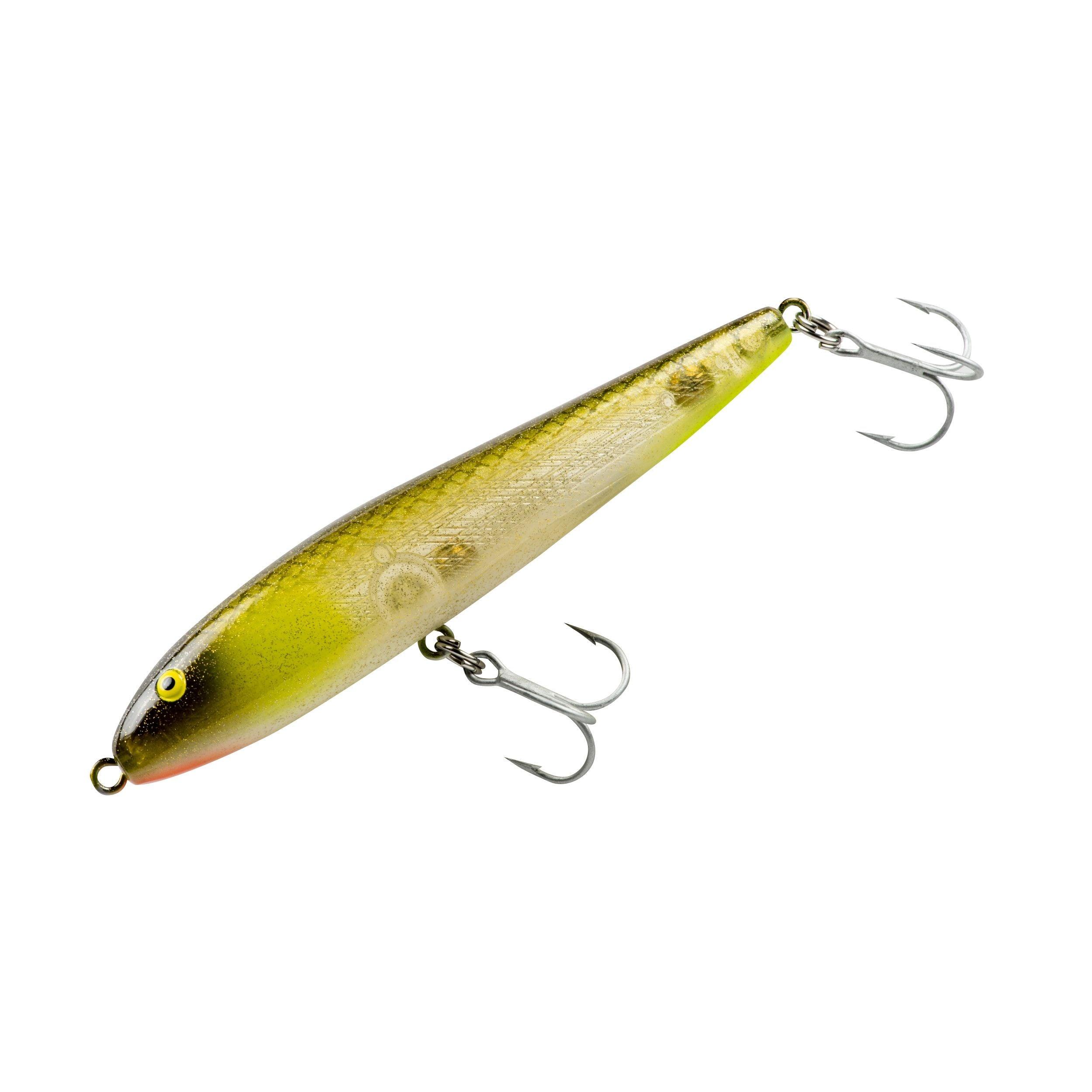 Rebel Jumpin Minnow Fishing Lures - Topwater Bass Fishing Bait for Freshwater & Saltwater - Perfect for Trout, Bass, and Walleye Fishing in Lakes, Rivers, and Ponds