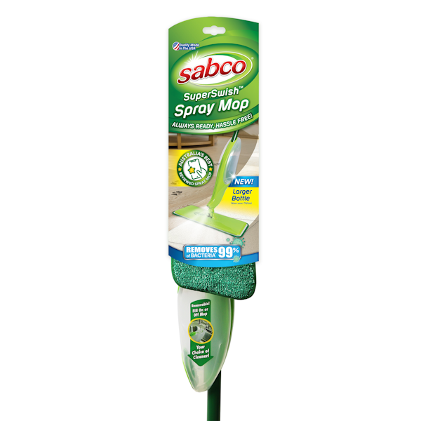 Sabco Spray Mop - Premium Microfiber Floor Cleaner with Adjustable Handle for Hardwood, Tile & Laminate Floors - Perfect for Home, Kitchen & Bathroom Cleaning