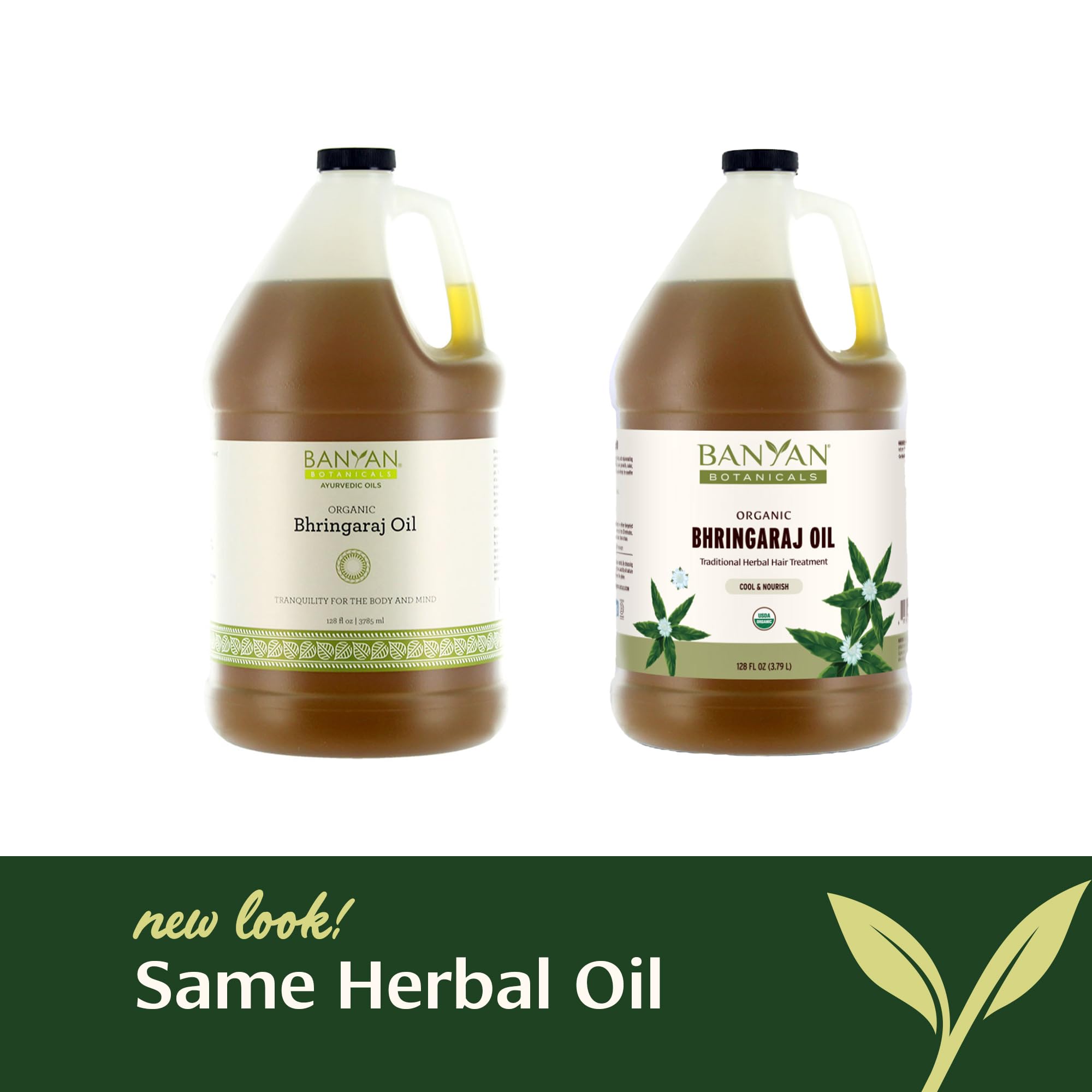 Organic Bhringaraj Oil for Hair Growth – 128 oz Ayurvedic Hair Oil – Non-GMO, Sustainably Sourced – Traditional Herbal Remedy for Thicker, Stronger Hair – Perfect for Daily Scalp Massage & Natural Hair Care Routine