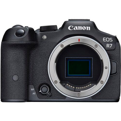 Canon EOS R7 Mirrorless Digital Camera Body - 32.5MP APS-C Sensor, 4K 60p Video, Dual Pixel AF, 5-Axis Stabilization for Photography & Videography | Perfect for Travel, Wildlife & Sports Shooting