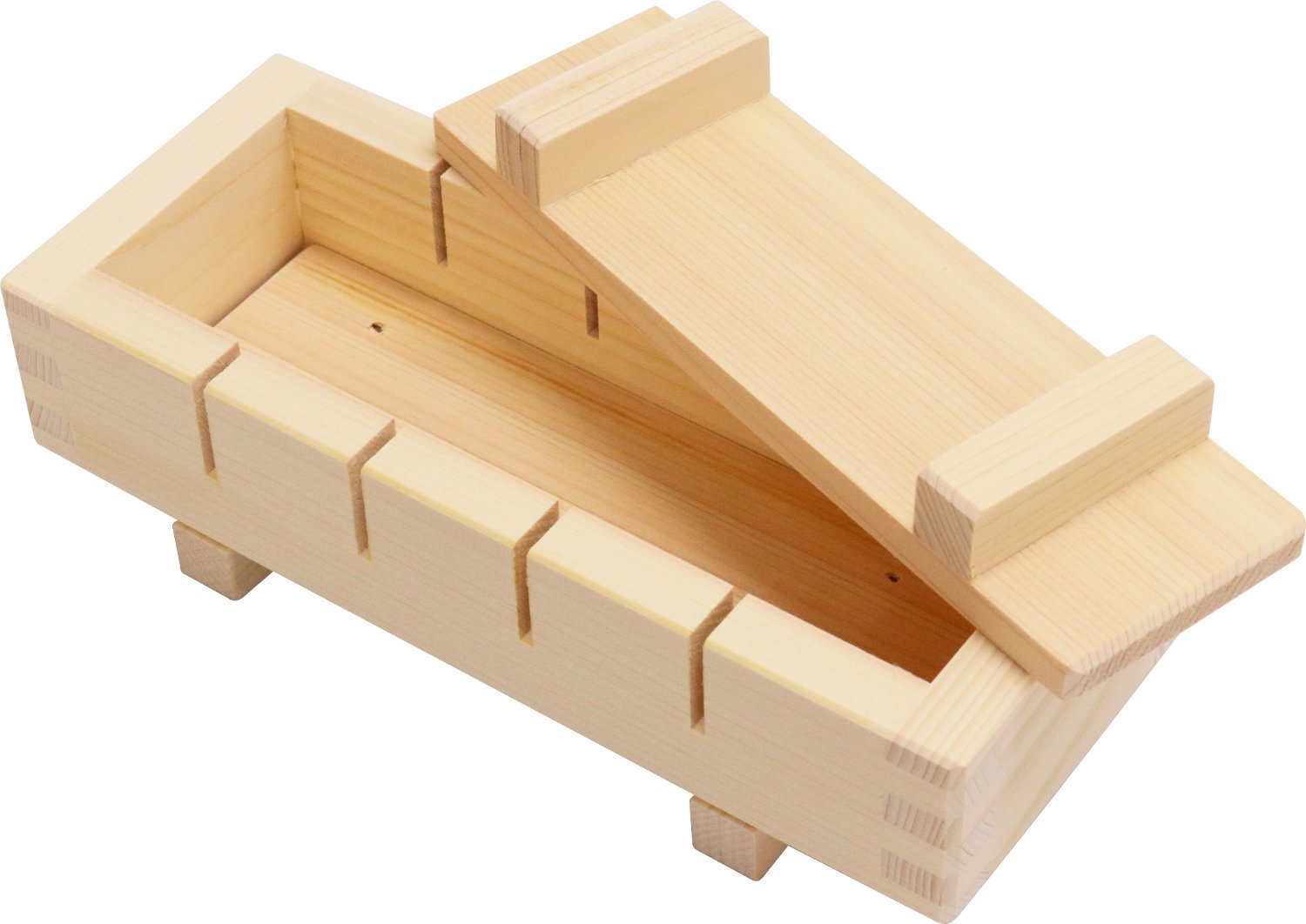Premium Ichihara Woodworking Sushi Press - Handcrafted Cypress Wood for Perfect Sushi Making - Ideal for Home Chefs & Japanese Cuisine Lovers