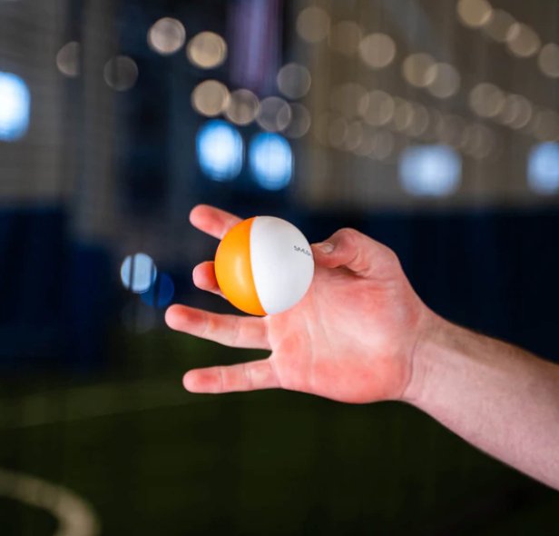 Smushballs Two Tone Practice Balls - Soft Textured Training Balls for Baseball, Softball & Cricket | Perfect for Pitching, Catching & Fielding Drills