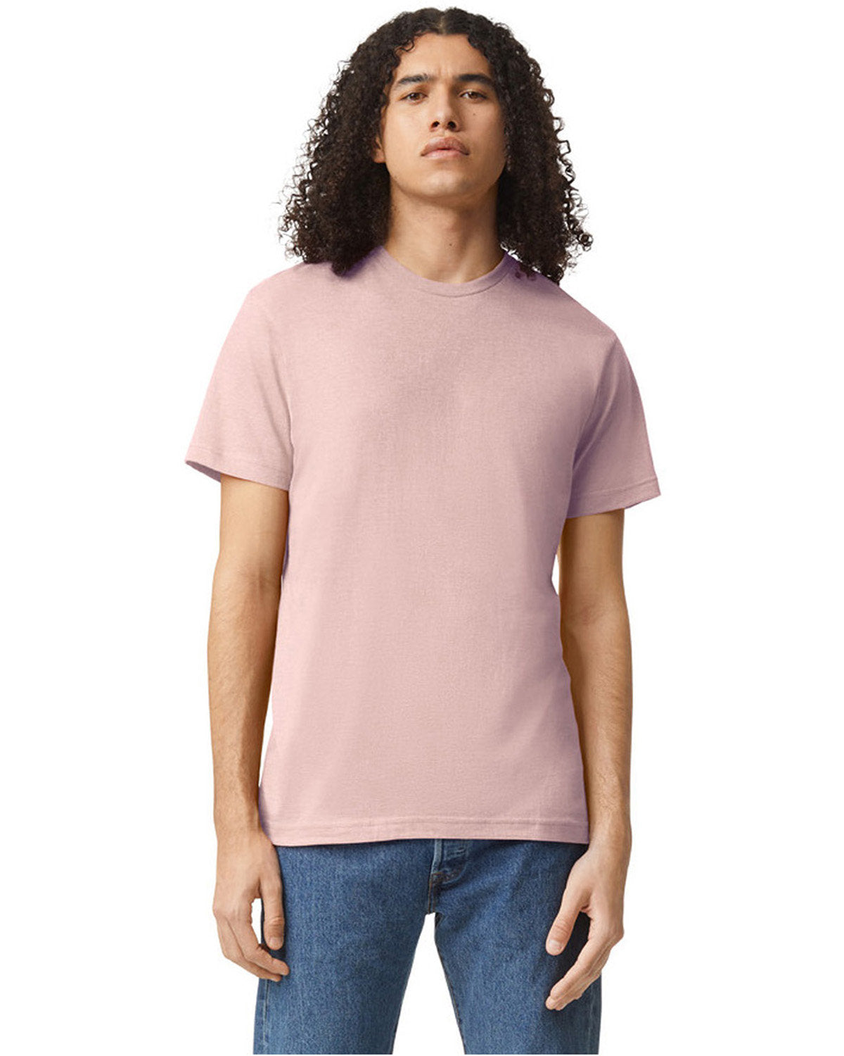 American Apparel 2001CVC Unisex Crewneck T-Shirt - Soft Cotton Blend Tee for Men & Women | Perfect for Casual Wear, Gym, and Everyday Outfits