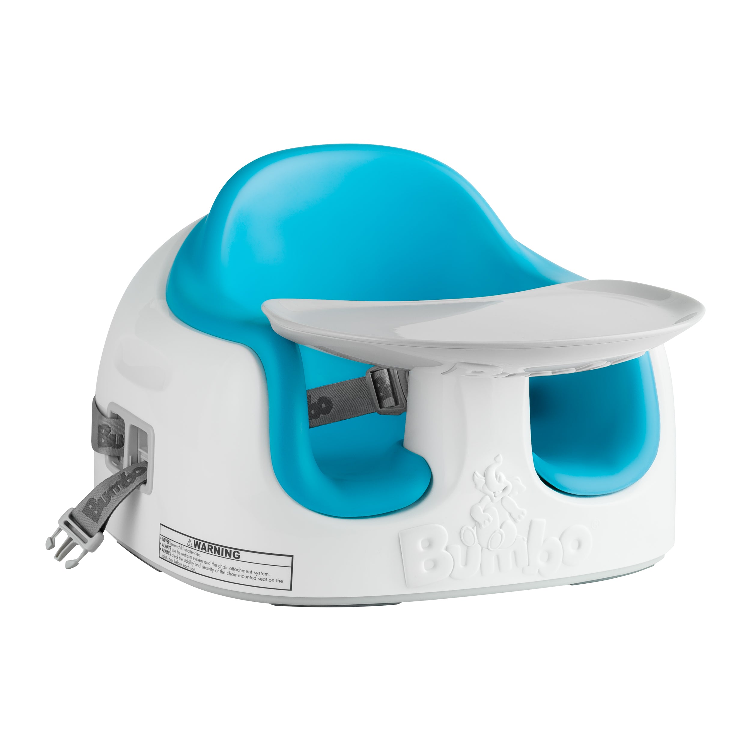 Bumbo Multi Seat Baby Floor Sitter - Soft Foam Infant Support Chair for 3-12 Months | Perfect for Learning to Sit, Playtime & Feeding (Grey) | Great Gift for New Parents
