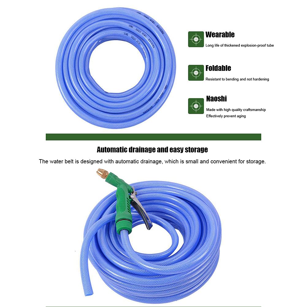 Expandable Garden Hose 15m - Lightweight, Flexible & Durable Water Hose for Car Washing, Lawn Watering & Household Use | Perfect for Outdoor Cleaning, Gardening & Pet Care