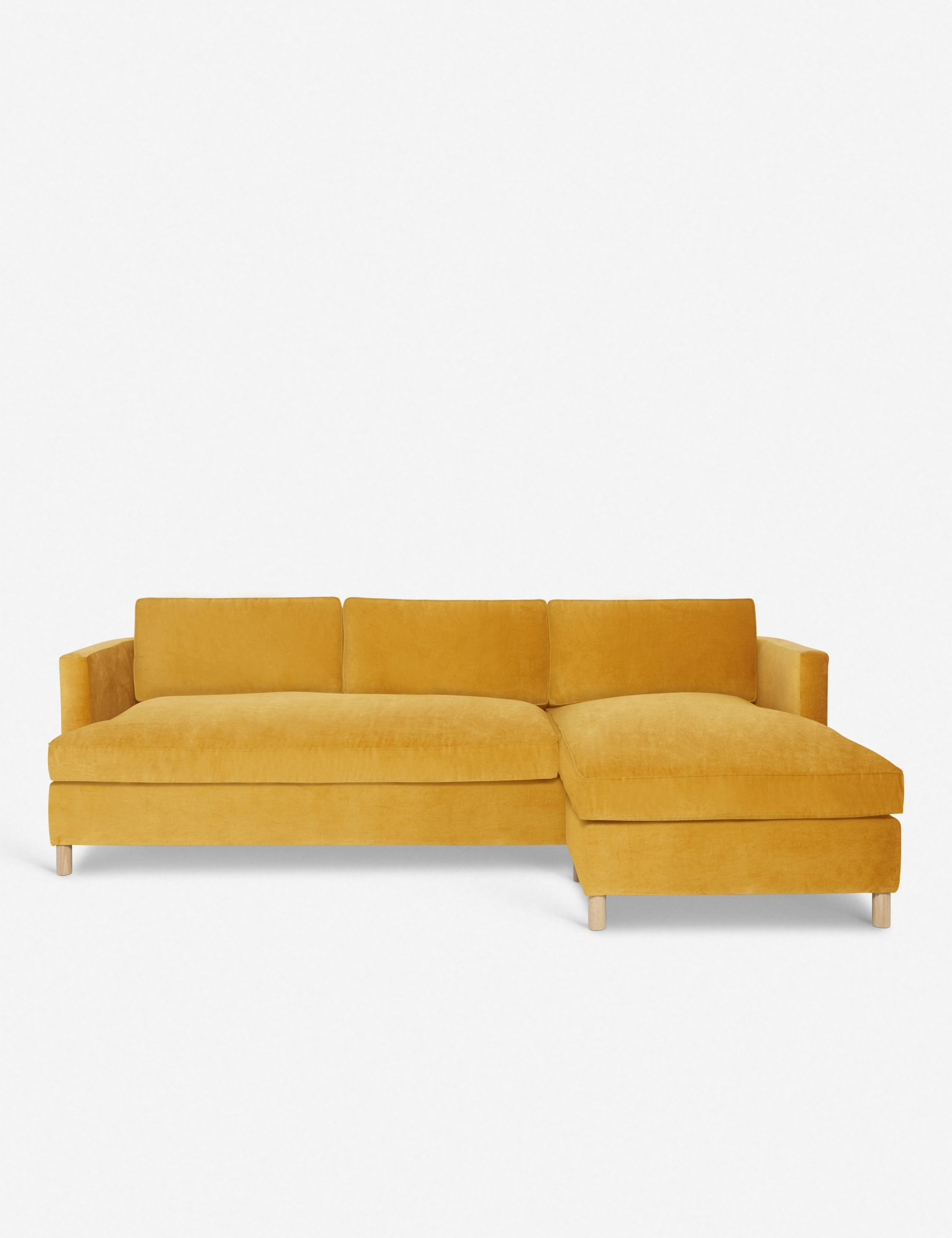 Belton Sectional Sofa by Ginny Macdonald - Modern L-Shaped Couch for Living Room, Family Room & Lounge | Comfortable Fabric Upholstery