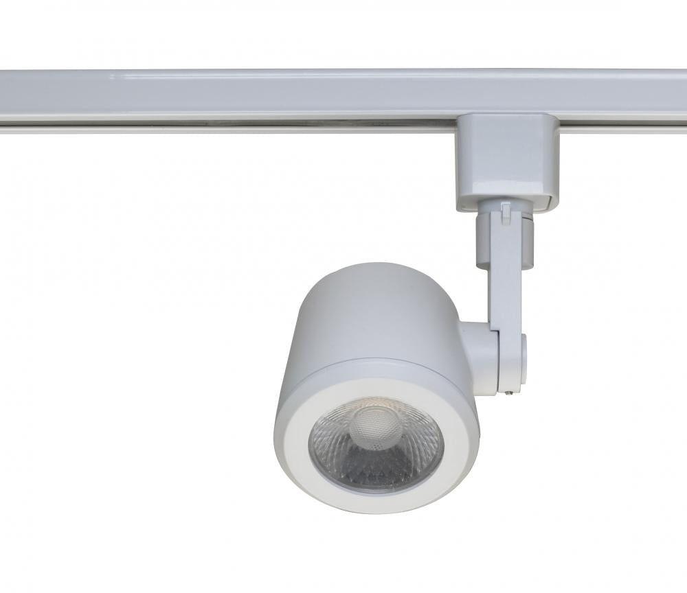 45T LED Track Head Light Fixture - White, Black or Brushed Nickel Finish - Modern Recessed Lighting for Kitchen, Retail & Gallery Spaces