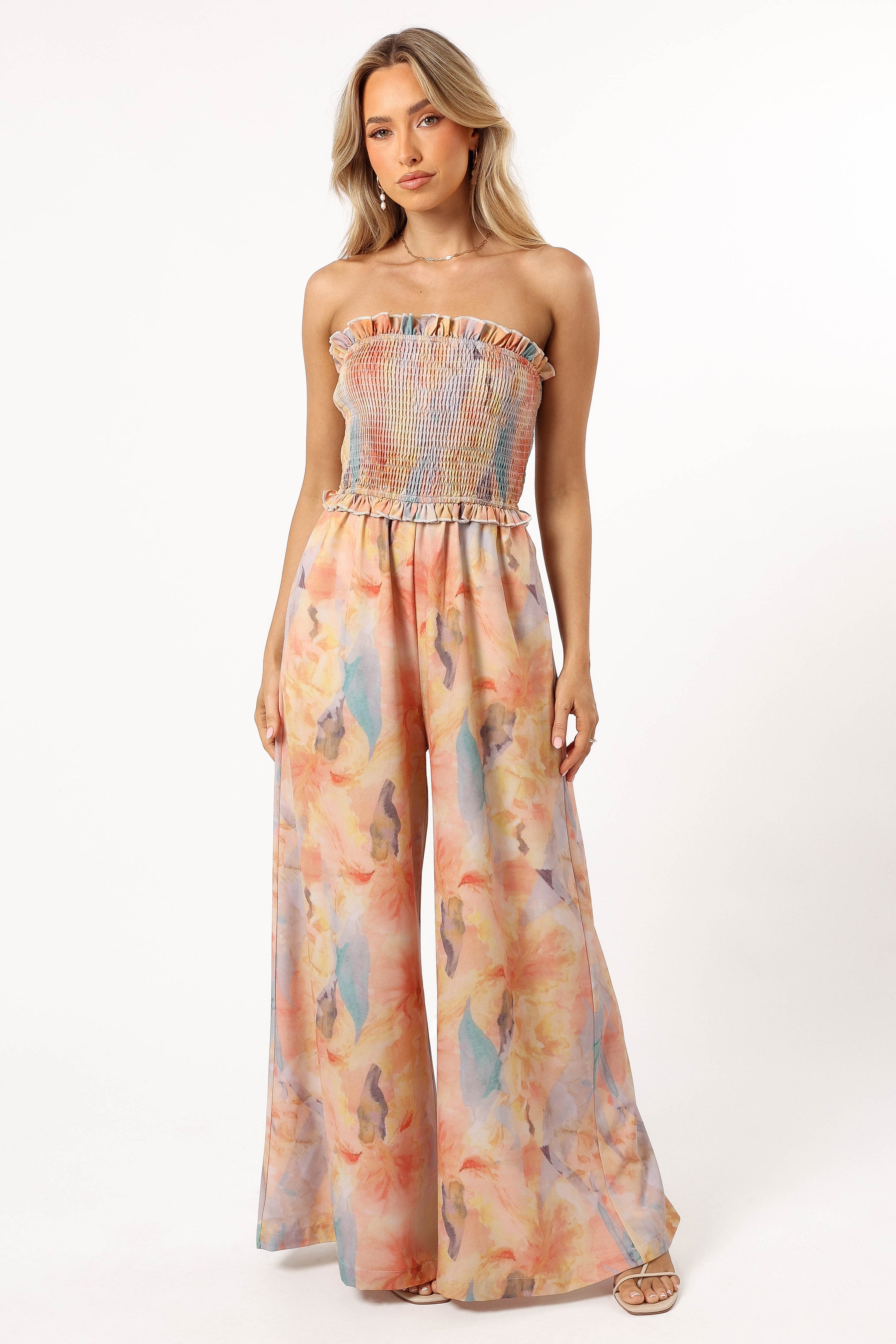 Cammy Jumpsuit Floral Print - Women's Fashion Romper for Summer Outfits & Casual Wear | Perfect for Beach Vacations, Date Nights & Outdoor Events
