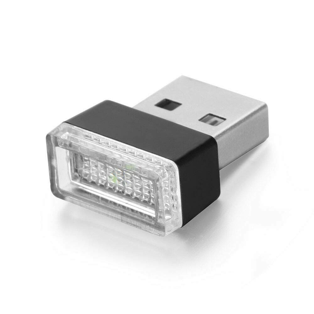 Mini USB Red LED Car Interior Light - Auto Neon Atmosphere Ambient Lamp for Cars, Trucks & SUVs - Perfect for Night Driving & Custom Interior Lighting