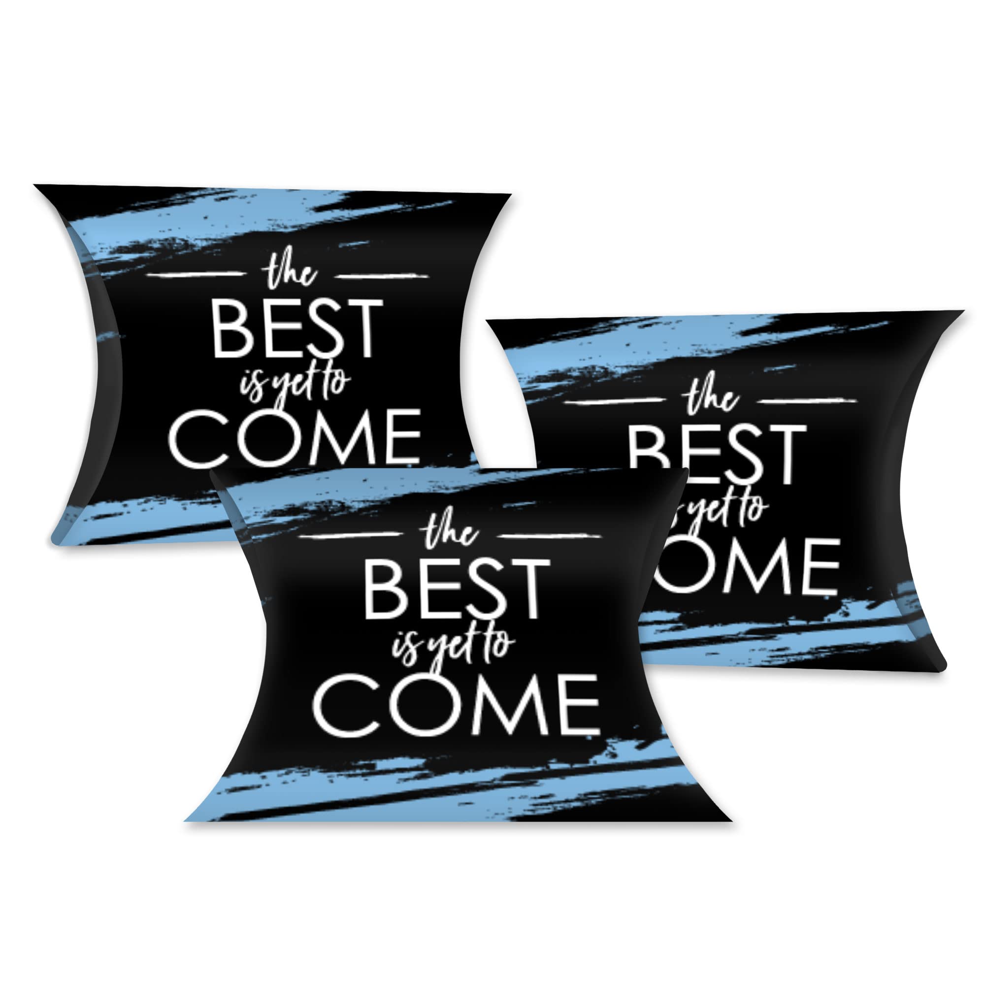 Light Blue Graduation Favor Gift Boxes - Set of 20 - Perfect for Party Favors