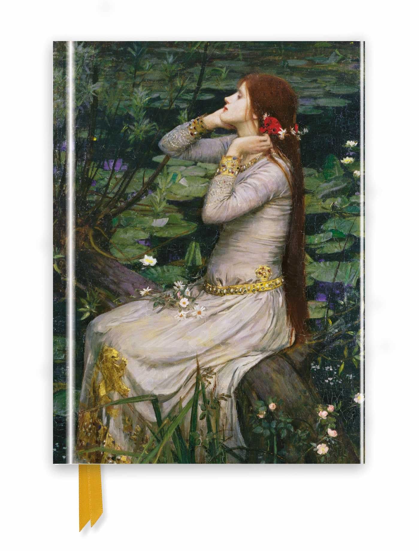 Waterhouse: Ophelia Foiled Journal - Premium Hardcover Notebook for Art Lovers, Sketching & Note Taking | Flame Tree Notebooks | Perfect Gift for Artists, Writers & Students