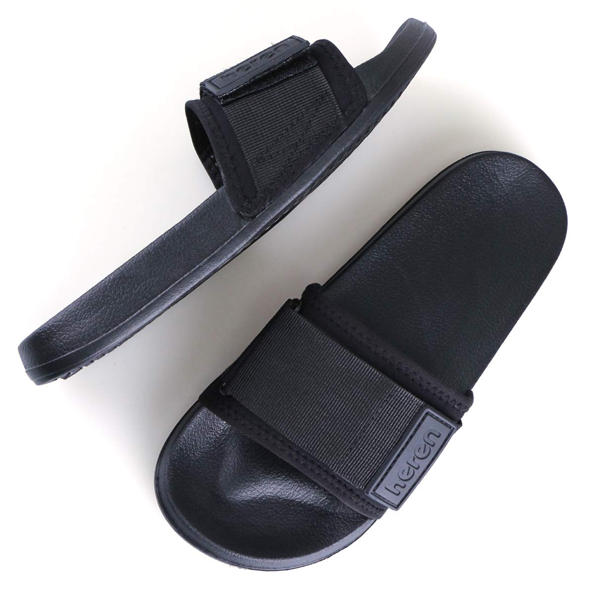 Men's Slide Sandals - Lightweight Beach & Shower Slippers for Vacation