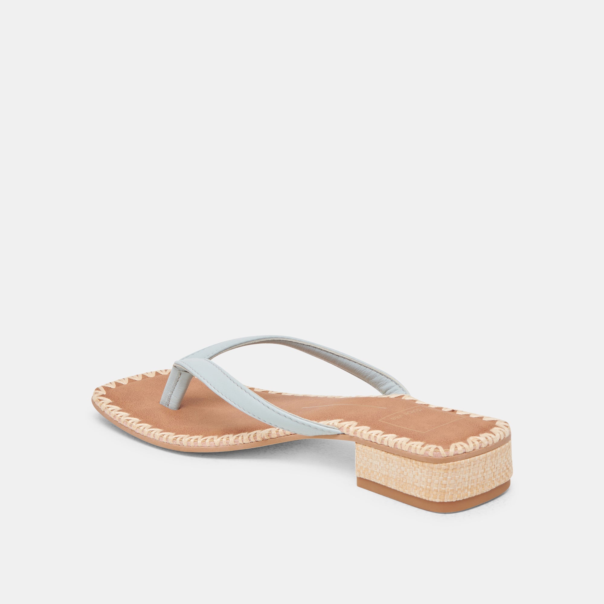 Barty Women's Ice Blue Leather Sandals - Comfortable & Stylish Summer Casual Shoes for Beach, Walking, and Outdoor Activities