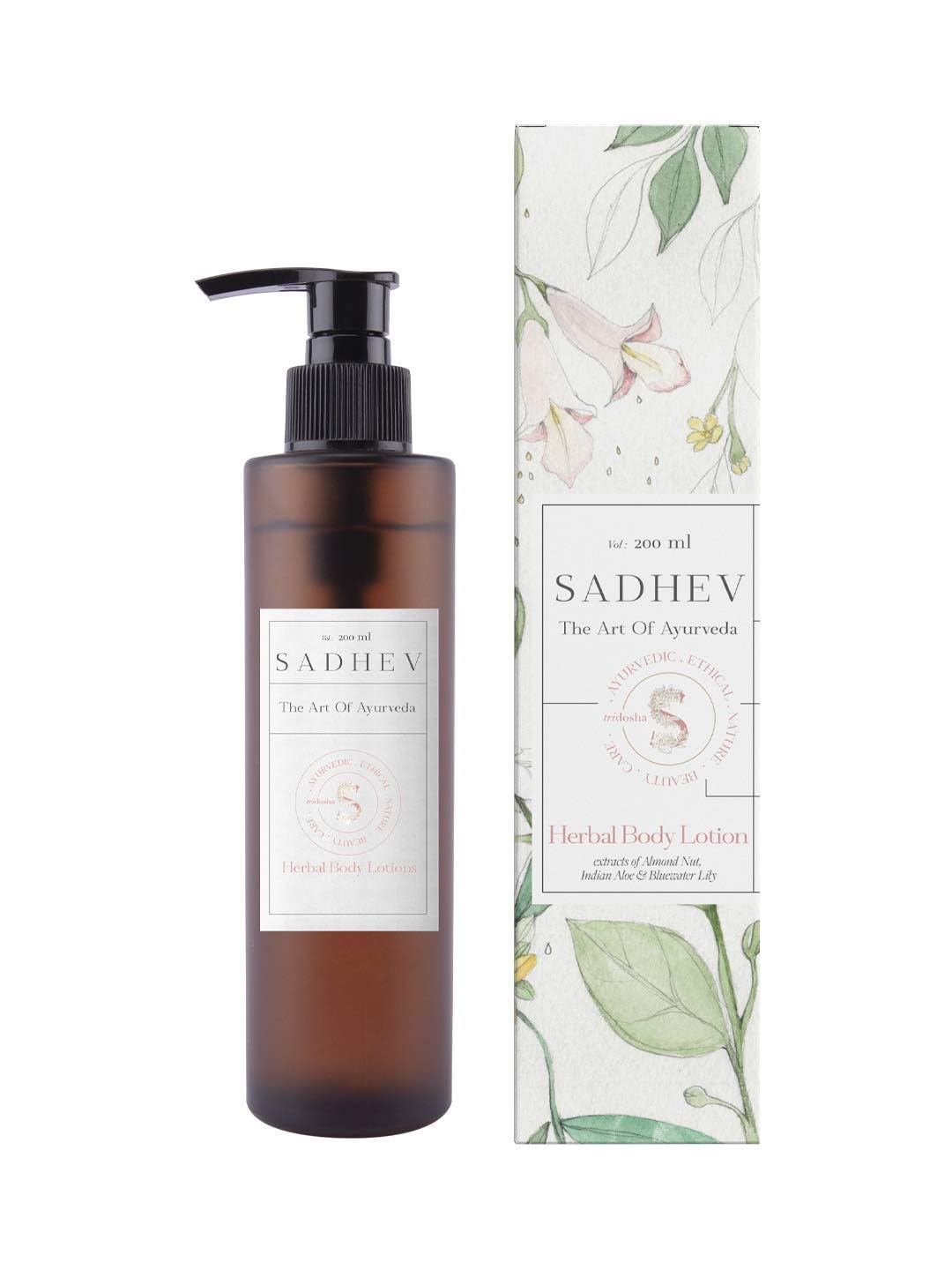 Natural Herbal Body Lotion for Dry Skin - 200ml Moisturizing Cream with Organic Ingredients | Perfect for Daily Hydration & After-Shower Care