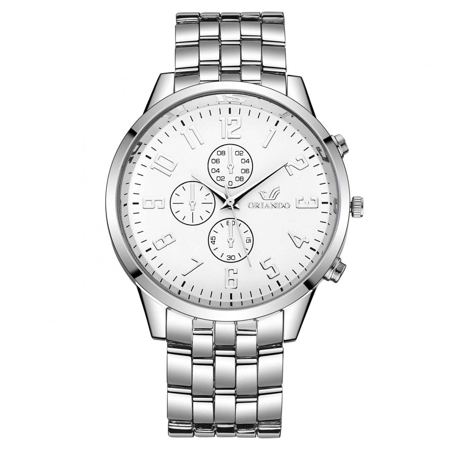 Men's Automatic & Quartz Watches - Stainless Steel Case Analog Business Casual Wristwatch for Office, Dating & Formal Events | Water Resistant Durable Watch Collection