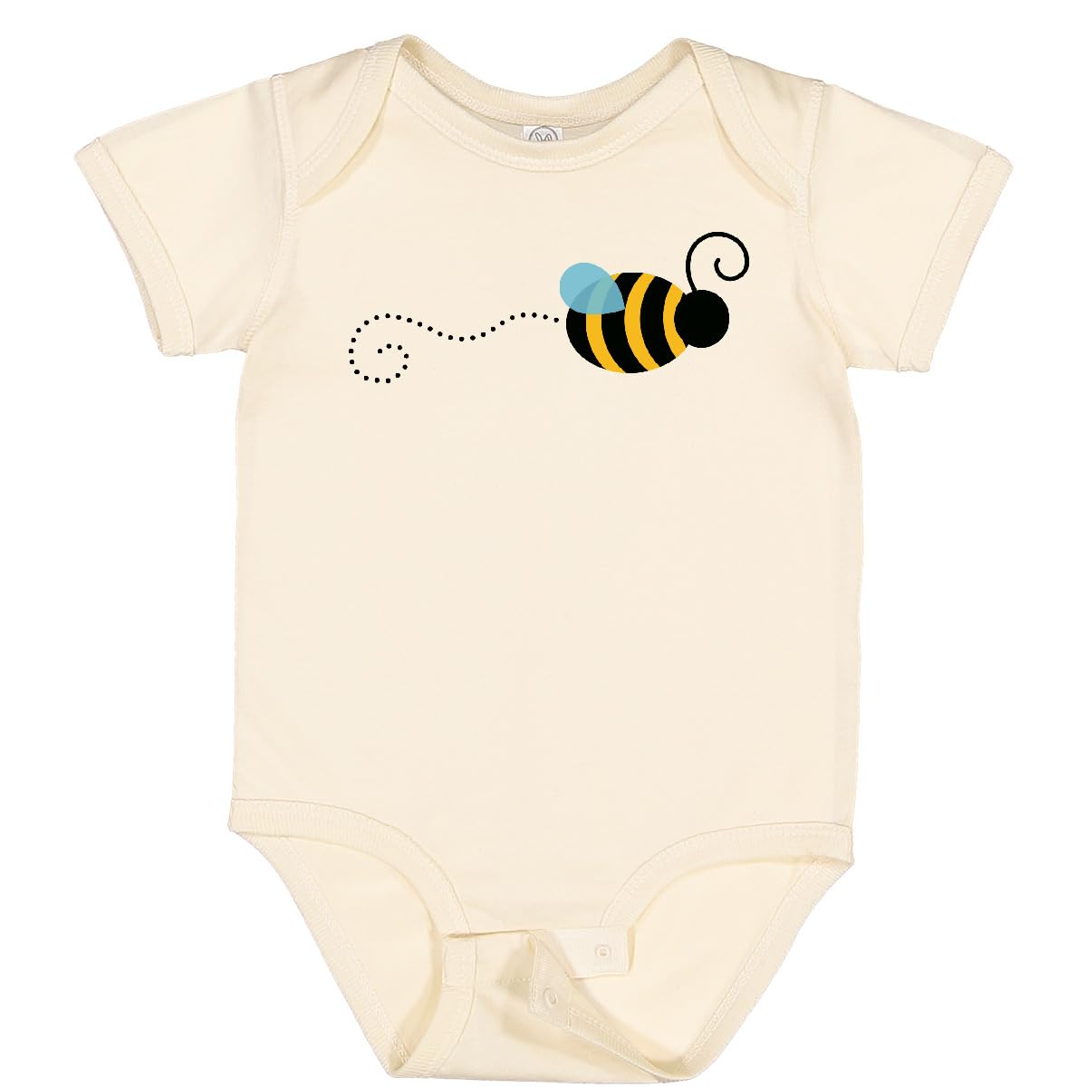 Inktastic Honey Bee Baby Bodysuit - Adorable Organic Cotton Onesie for Newborns & Infants - Perfect for Baby Showers, Photo Shoots & Everyday Wear