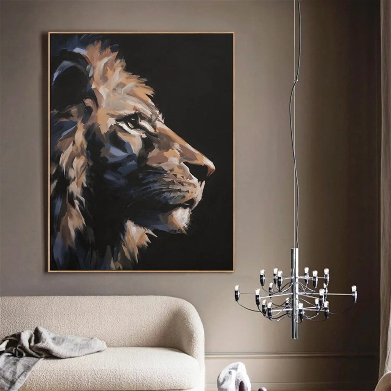 Animal Art Painting #AP055 - Handmade Canvas Wall Decor for Living Room, Bedroom & Office - Wildlife & Nature Inspired Artwork