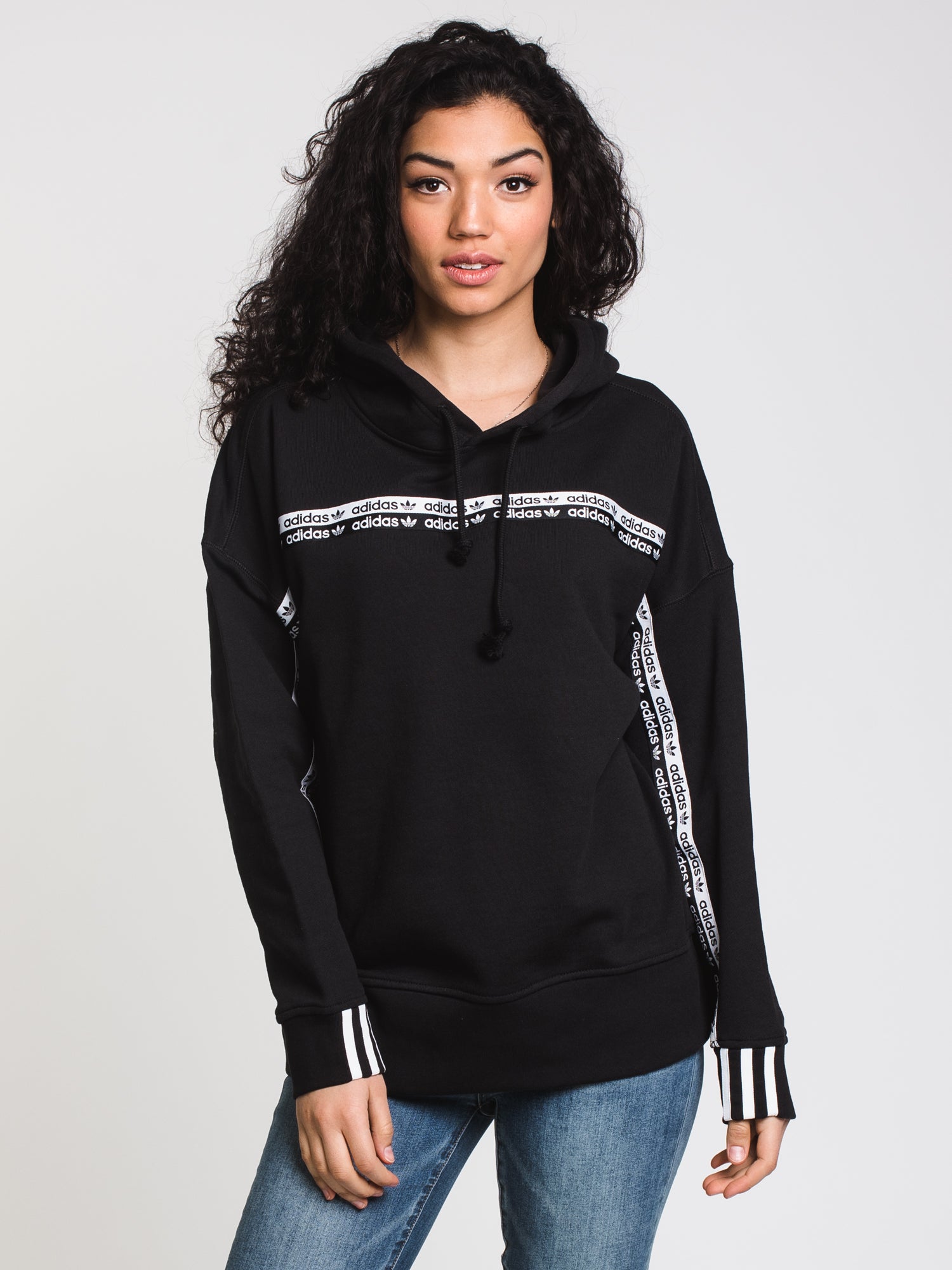 Adidas Stripe Chest Pullover Hoodie - Men's & Women's Casual Sweatshirt for Gym, Running & Streetwear - Clearance Sale