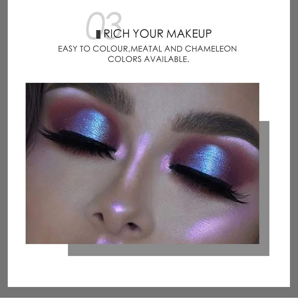 12-Color Glitter Eyeshadow Palette - Highly Pigmented, Long Lasting for Party & Night Out Makeup