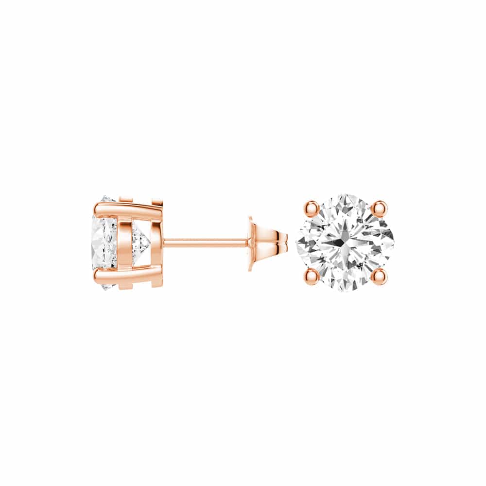 4 CTW Cushion Cut Moissanite Stud Earrings - 4 Prong Solitaire Setting, Hypoallergenic & Sparkling - Perfect for Weddings, Parties & Everyday Elegance