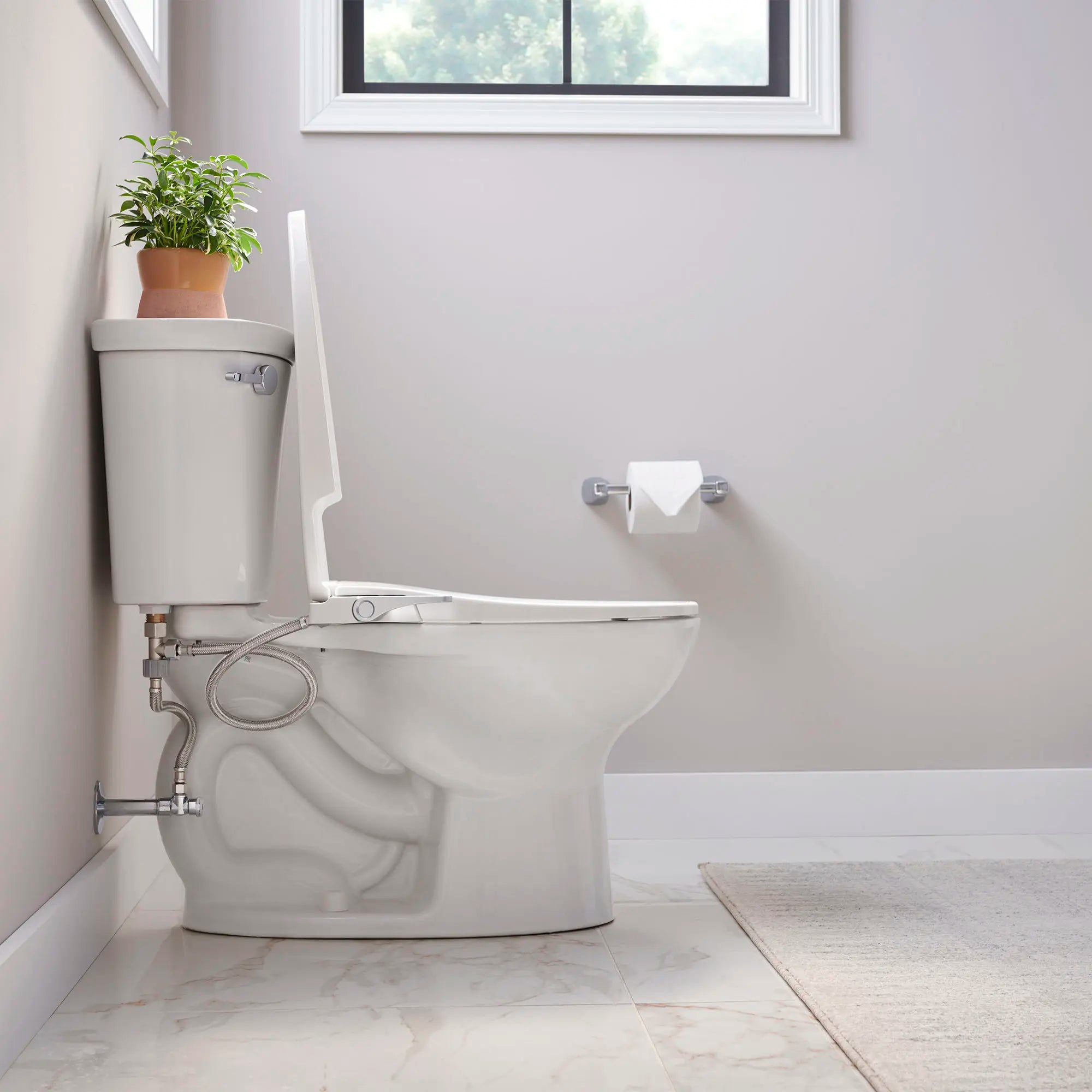 AquaWash® Slim Non-Electric Bidet Toilet Seat - Manual Operation, Easy Installation, Hygienic Cleaning for Bathroom & Spa Use