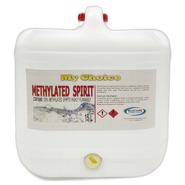 My Choice Premium Methylated Spirit | 99.9% Pure Denatured Alcohol | Multi-Purpose Cleaning Solvent for Home, Lab & DIY Projects