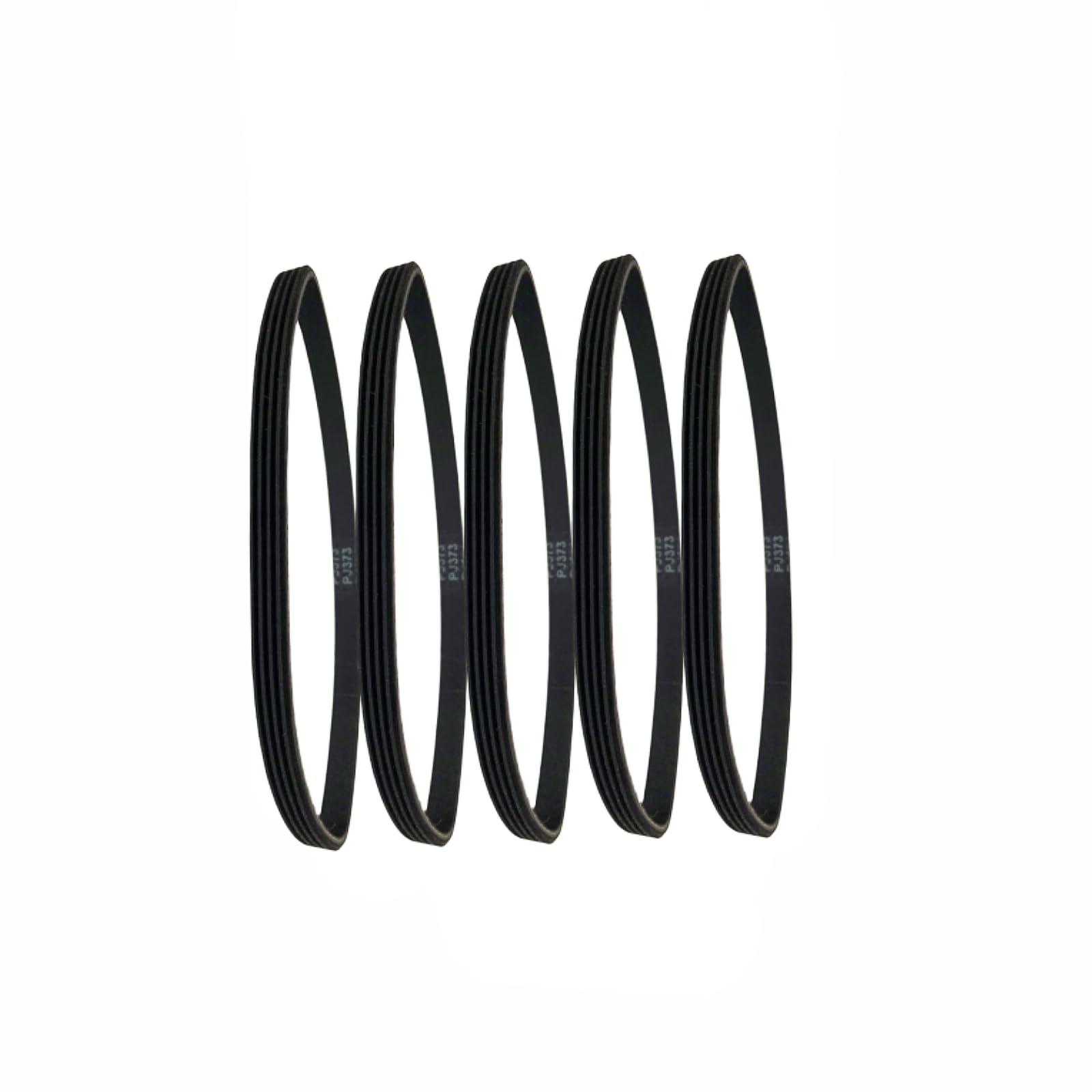 Husky H1504ST A700062 Air Compressor Belt Replacement - 5-Pack PJ373 Compatible Belts for Air Compressor Pumps | Durable & High-Performance | Ideal for Home Garage, Workshop & Industrial Use