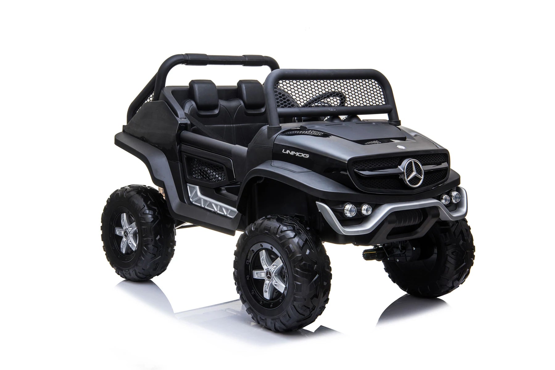 Mercedes Benz Unimog 24V Kids Ride-On ATV Car - 2 Seater Electric Toy Vehicle for Boys & Girls | Outdoor Adventure & Backyard Play