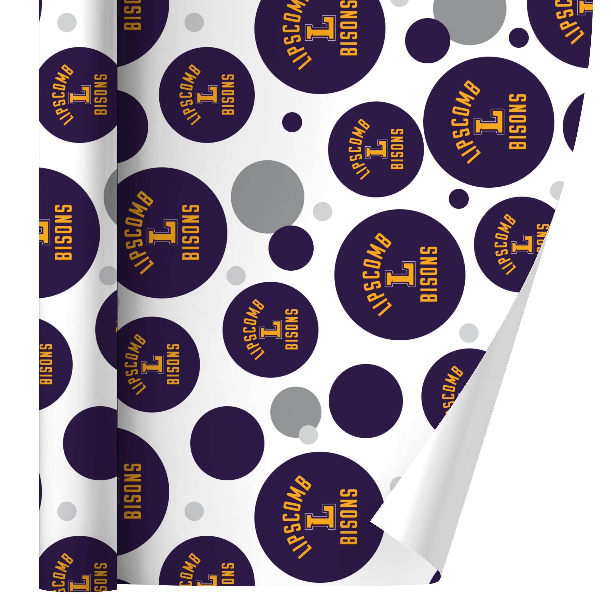 Lipscomb Bison Themed Gift Wrap Paper Roll - Premium Wrapping Paper for College Sports Fans, Team Spirit Gifts & Holiday Present Wrapping
