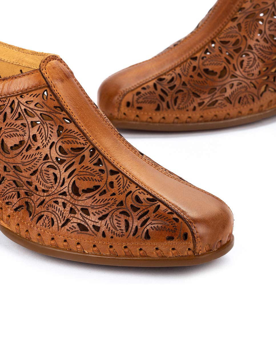 PIKOLINOS Women's Leather Heels - Comfortable & Stylish Roman Sandals for Dressy Occasions, Weddings & Evening Events