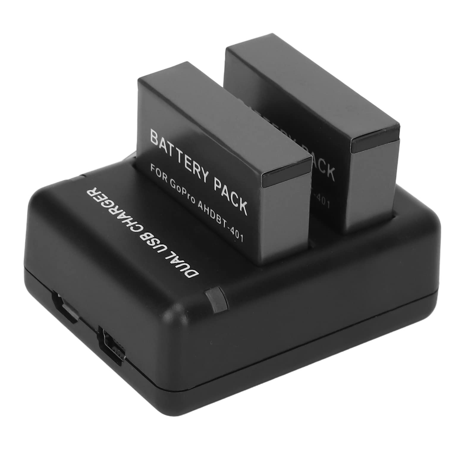 Tgoon Dual Slot Battery Charger for GoPro Hero 4 - High Sensitivity USB Charging with ABS & Multiple Protection - Perfect for Travel, Vlogging, and Outdoor Adventures