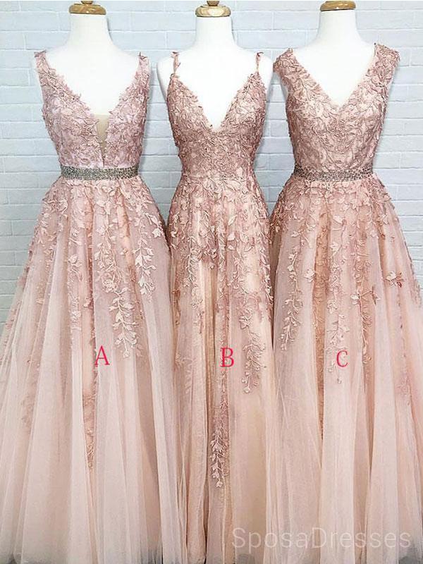 Elegant V-Neck A-Line Lace Beaded Evening Prom Dress for Women | Custom Sweet 16 Dresses | Perfect for Homecoming, Prom Night & Formal Events | Style 18487