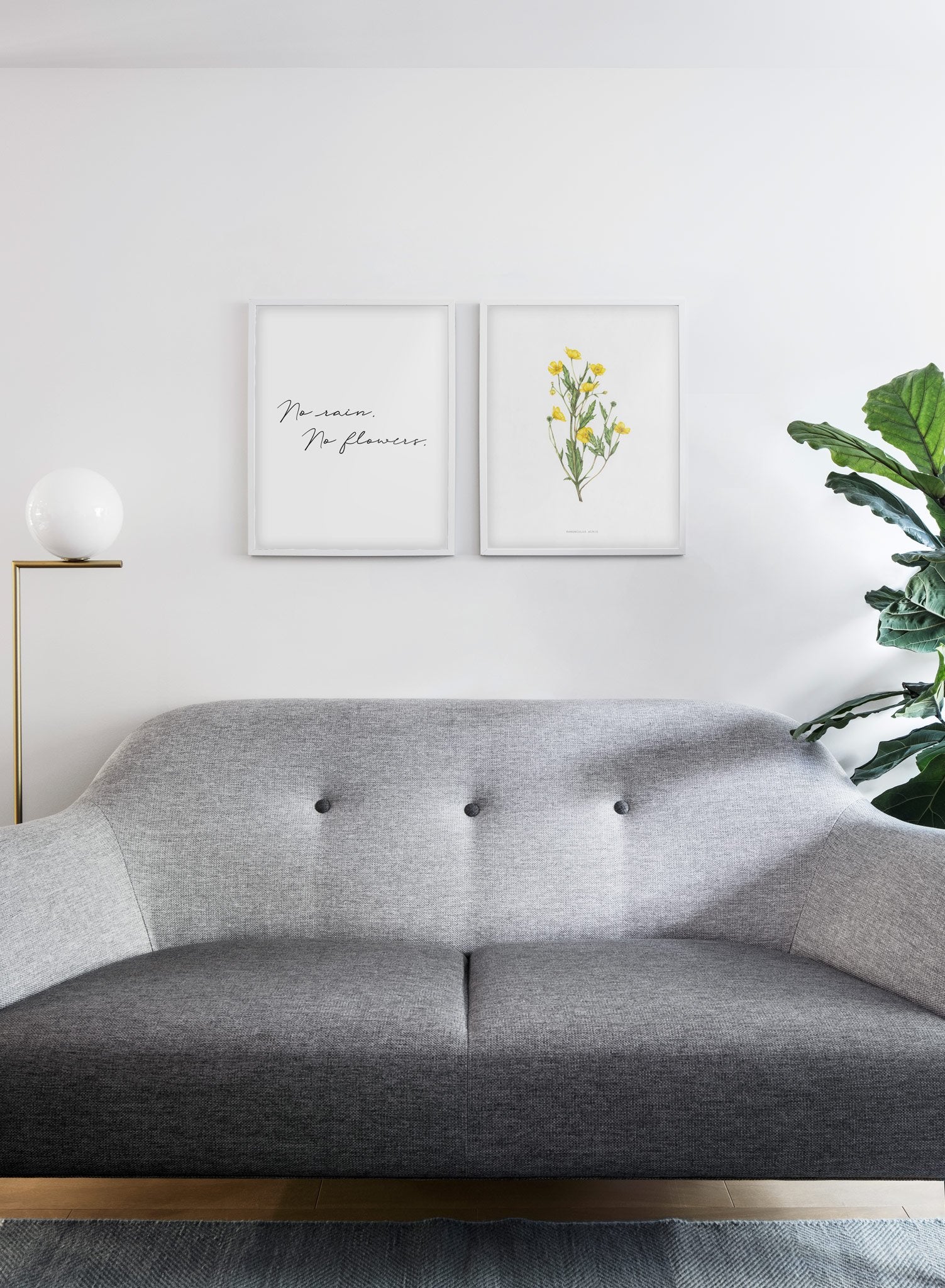 Ranunculus Acris Poster - Beautiful Buttercup Flower Wall Art Print - Perfect for Home Decor, Office, or Gift