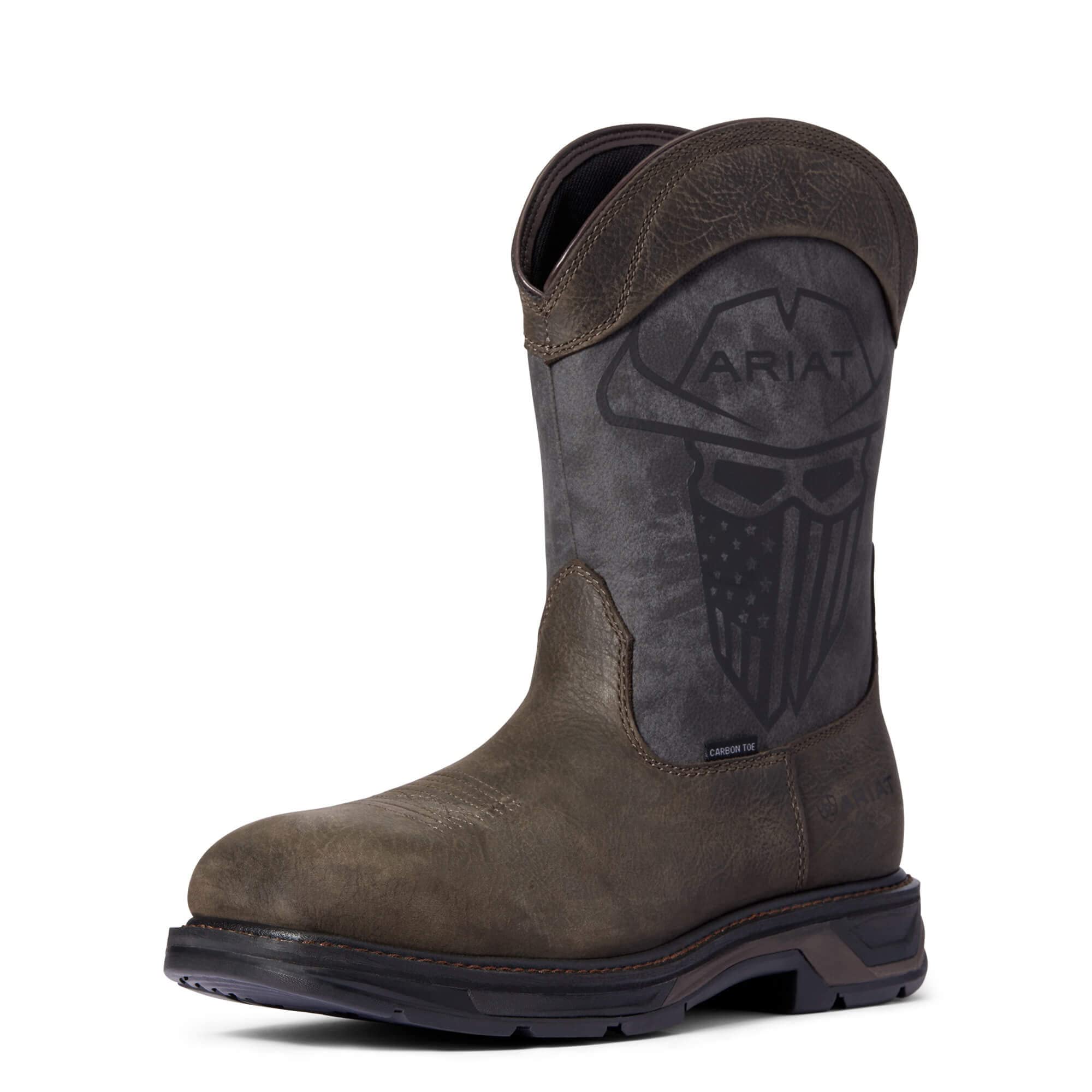 Ariat Men's Workhog Xt Incognito Carbon Toe Work Boot - Steel Toe Safety Shoes for Construction, Oil Rig & Heavy Duty Work | Durable & Comfortable Work Boots for Men
