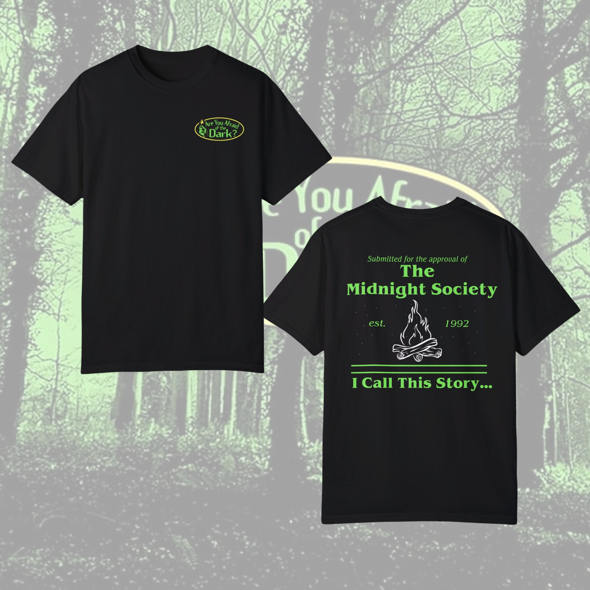 Are You Afraid of the Dark? Horror Movie T-Shirt - Perfect for Halloween, Cosplay & Scary Movie Nights