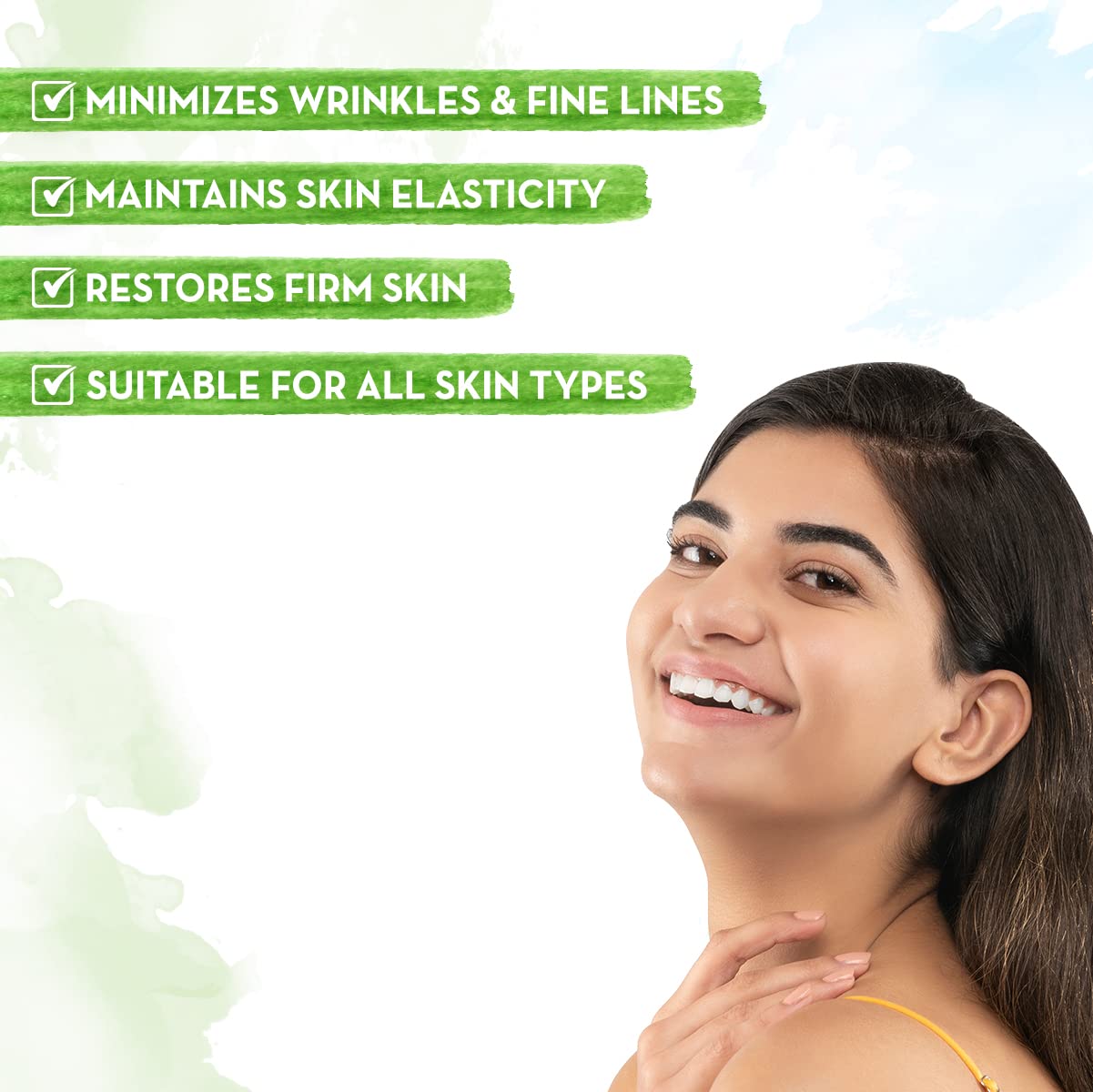 Mamaearth Bye Bye Face Cream for Women - Anti-Aging Cream with Green Tea & Collagen - Reduces Fine Lines & Wrinkles - 30g - Perfect for Daily Skincare Routine & Nighttime Moisturizing