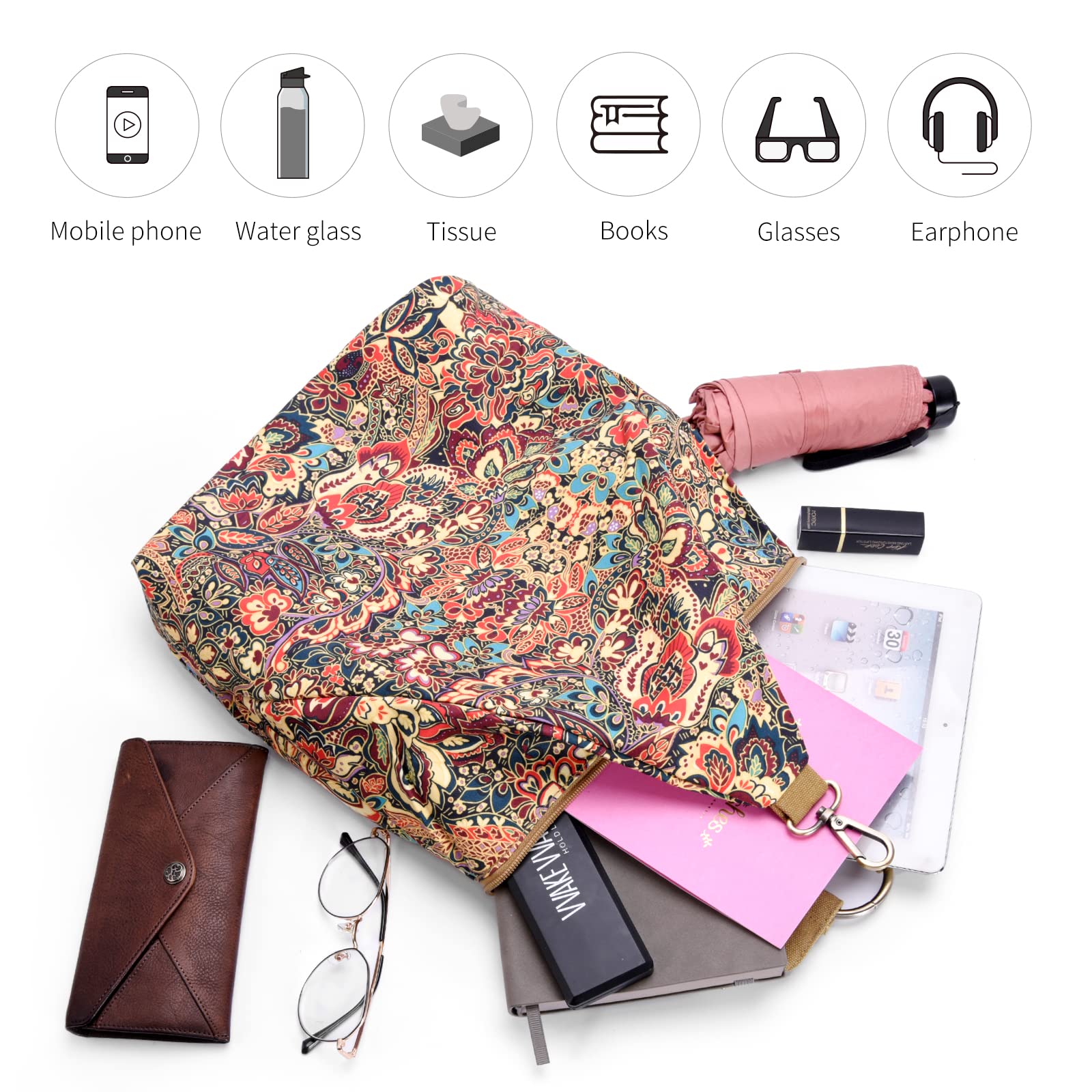 Black Butterfly Premium Women's Bohemian Style Backpack - Fashionable Casual Daypack & Small Purse (Yellow Plus) - Perfect for Travel, Work & Everyday Use