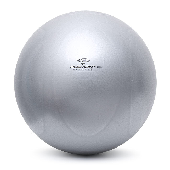 Element Fitness Commercial Stability Ball - 55cm 85cm 100cm Exercise Ball for Yoga, Pilates, Core Workouts & Physical Therapy - Heavy Duty Anti-Burst Gym Ball with Pump (Black/Blue/Red) - Perfect for Home Gym, Office & Rehabilitation