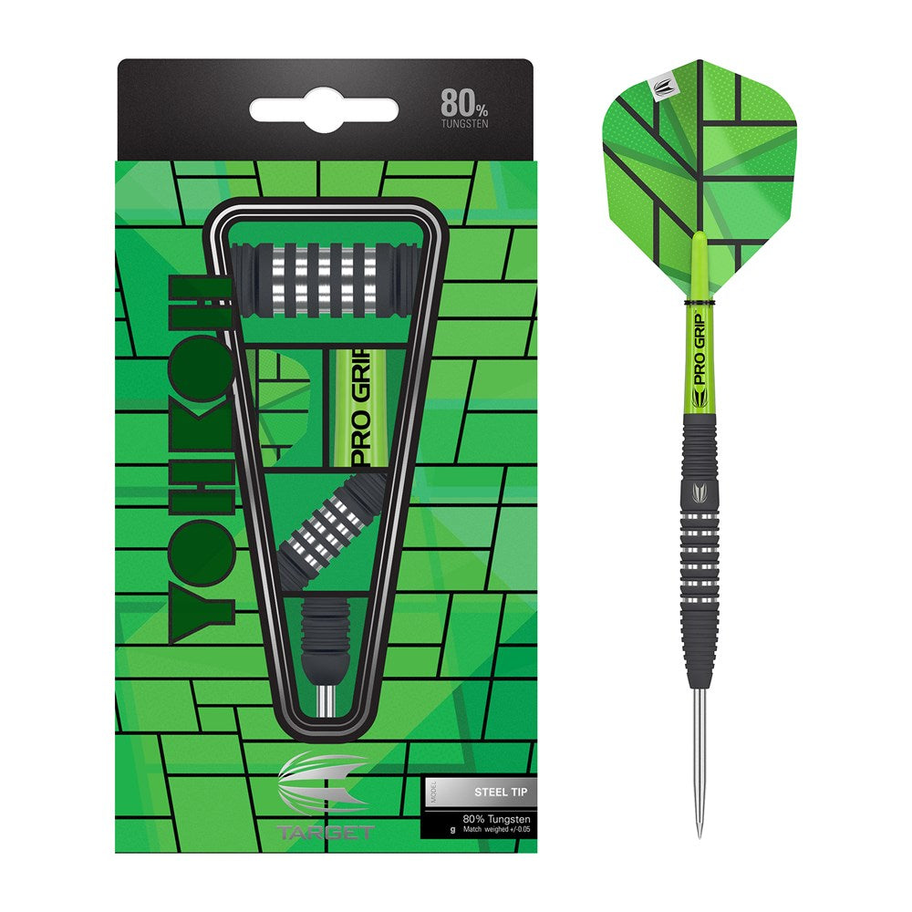 Target Darts Yohkoh 03 Steel Tip Darts Set - 80% Tungsten Professional Darts for Precision Play | Perfect for Pub Games, League Play & Home Practice