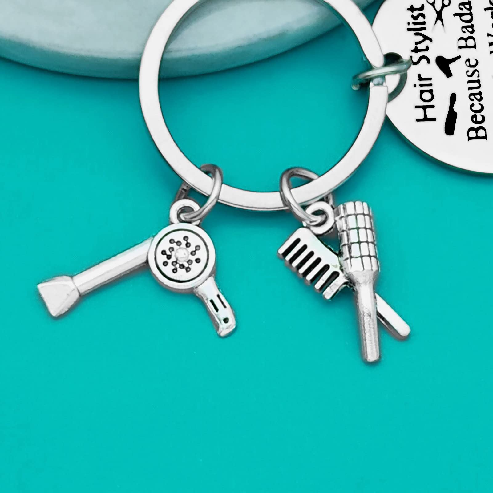 Professional Hairdresser Keychain - Perfect Gift for Hair Stylists, Cosmetology Graduates - Ideal for Christmas, Birthday & Appreciation Gifts (Men & Women) - Great for Salon Professionals, Beauty School Graduation & Daily Use
