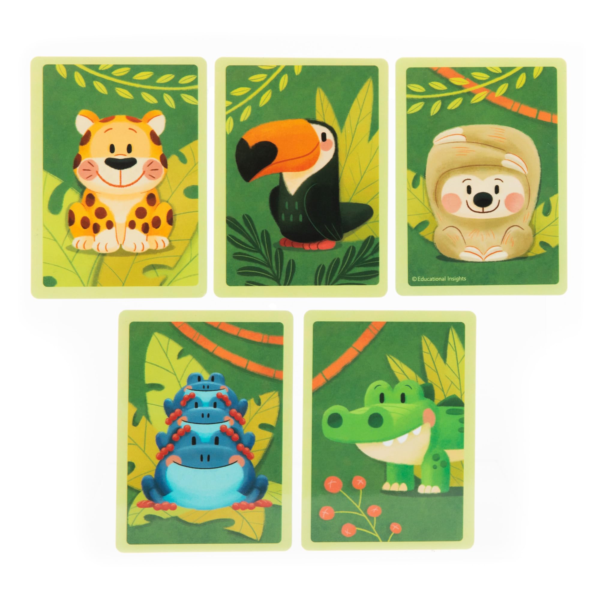 Educational Insights Jungle Rescue Toddler Board Game - Fun Animal Learning Game for Kids Ages 3+ | Preschool Educational Toy | Family Board Game for Toddlers | Perfect for Birthday Gifts & Classroom Activities